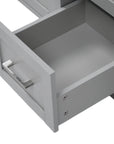 Elysian 84" Freestanding Bathroom Vanity with Double Sinks – Grey