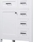bathroom cabinet with drawers color:grey