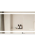 55"x30" Adjustable LED Bathroom Vanity Mirror with Brightness Memory – Anti Fog