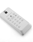 Remote control for LUXOVA Smart Bidet Toilet – flush, heated seat, drying, and bidet spray functions.