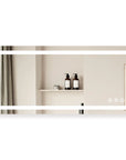 60"x28" Adjustable LED Bathroom Vanity Mirror with Brightness Memory – Anti Fog