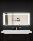 Adjustable LED Bathroom Vanity Mirror with Brightness Memory – Anti Fog