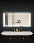 Adjustable LED Bathroom Vanity Mirror with Brightness Memory – Anti Fog