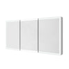 Three-door LED medicine cabinet with modern design