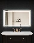 Adjustable LED Bathroom Vanity Mirror with Brightness Memory – Anti Fog