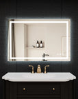 Adjustable LED Bathroom Vanity Mirror with Brightness Memory – Anti Fog