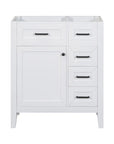 30" bathroom vanity freestanding front view | Ace Decor