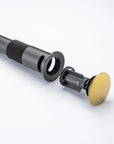 Aurora Series bathroom faucet pop-up drain pipe with brushed gold top