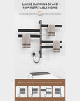 18" X 27" Bold Black Intelligent Heated Towel Warmer – Fast Drying, Energy Efficient & Safe
