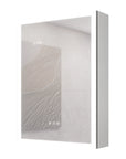 Calvante 28" LED Mirror Cabinet with Display - 3-Tier Storage, Anti-Fog