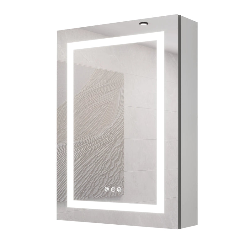 Orren 20" x 28" Smart LED Medicine Cabinet with Mirror Door