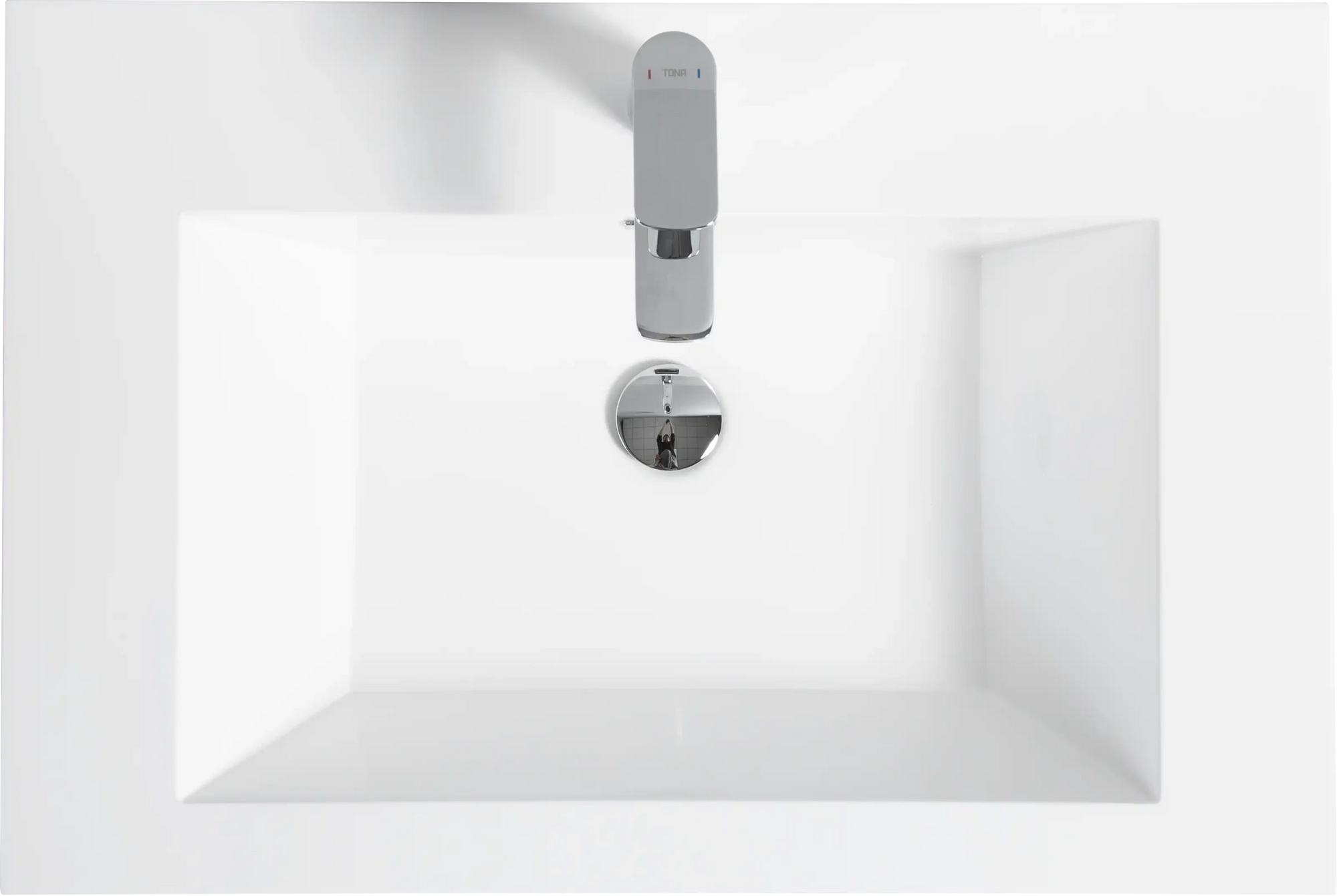 Floating Bathroom Vanity with Resin Top Basin & Soft Close Drawers - Modern Wall-Mounted Storage Cabinet color: Ash Grey
