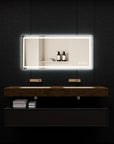 84"*40" Adjustable LED Bathroom Vanity Mirror with Brightness Memory – Anti Fog