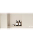 88"x38" Adjustable LED Bathroom Vanity Mirror with Brightness Memory – Anti Fog