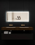 88"*38" Adjustable LED Bathroom Vanity Mirror with Brightness Memory – Anti Fog
