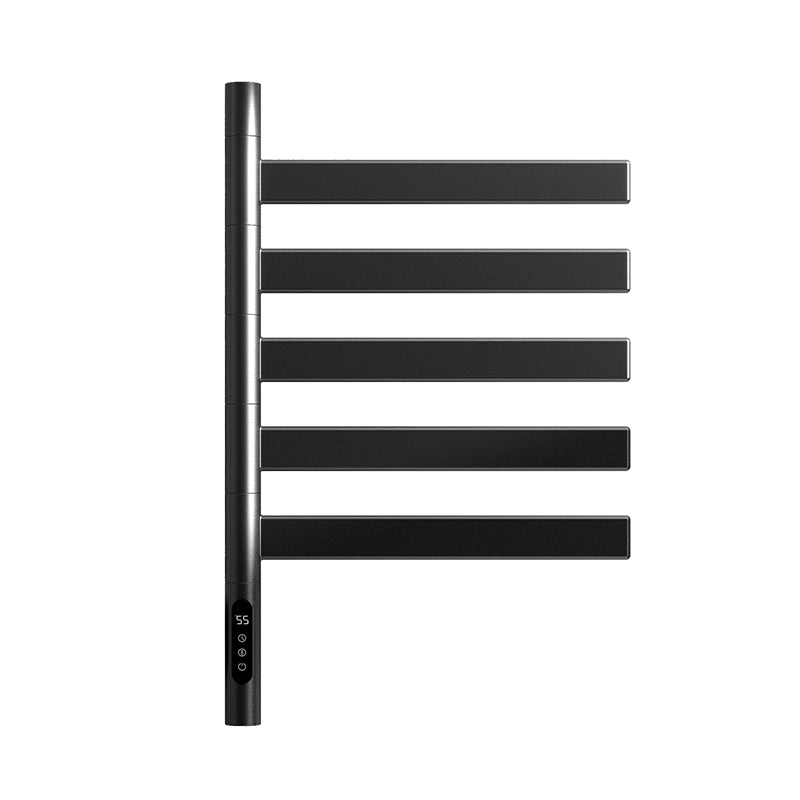 18" X 27" Bold Black Intelligent Heated Towel Warmer – Fast Drying, Energy Efficient & Safe