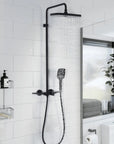 Avenly 52" Thermostatic Shower System in Brass, 3-Function