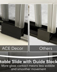 54" x 70" Strong Framed Shower Door with 6mm Tempered Glass in Chrome - No Leaks, No Wobble