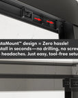 54" x 70" Strong Framed Shower Door with 6mm Tempered Glass in Matte Black - No Leaks, No Wobble