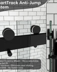 Aurevo-X Series 60" x 74" Minimalist Frameless Sliding Shower Door In Matte Black