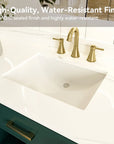 Breshia Series 84" Bathroom Vanity with Double Sink