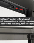 60" x 70" Strong Framed Shower Door with 6mm Tempered Glass in Matte Black - No Leaks, No Wobble