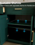 Breshia Series 84" Bathroom Vanity with Double Sink