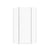 36" x 36" x 72" semi-frameless corner angle shower enclosure with clear tempered glass | Ace Decor