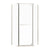 36" x 36" x 72" semi-frameless corner shower enclosure, modern frameless corner shower enclosures design | Ace Decor