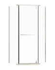36" x 36" x 72" semi-frameless corner shower enclosure, modern frameless corner shower enclosures design | Ace Decor