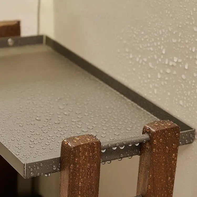 Walnut 8'' Single-Layer Vanity Tray