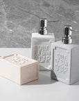 Three-pack push-to-fill bottles