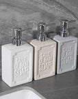 Three-pack push-to-fill bottles