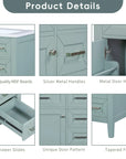 30" single freestanding bathroom vanity with smooth gliding drawers | Ace Decor