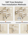 Wide-bar design for faster drying with visible before/after antibacterial effect | Ace Decor