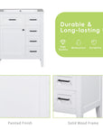 bathroom cabinet with drawers color:grey