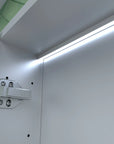 Bathroom mirror cabinet with interior LED lighting for night visibility | ACE DECOR