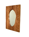Eon Series 20" Rectangular Rosewood Bathroom Decorative Wall Mirror