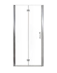 AeroFold Series 36" x 72" Chrome Semi-Frameless Bi-Fold Shower Door