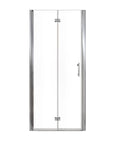 32" x 72" Chrome Semi-Frameless Bi-Fold Shower Door