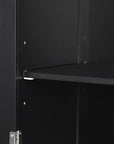 Valmor 68.1” Tall Bathroom Storage Cabinet in Black