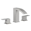 Summit Series 8 inch brushed nickel bathroom faucet with quick-install design