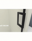 Frameless sliding shower screen 3D animated effect display | Ace Decor