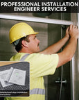 Professional installation service with detailed instruction guide for shower door | Ace Decor