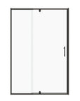 48‘’ x 71'' Black Framed Pivot Shower Door – Easy Access & Watertight Seal