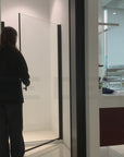 Product video showcasing semi-frameless pivot shower door with tempered glass, and easy installation features | Ace Decor