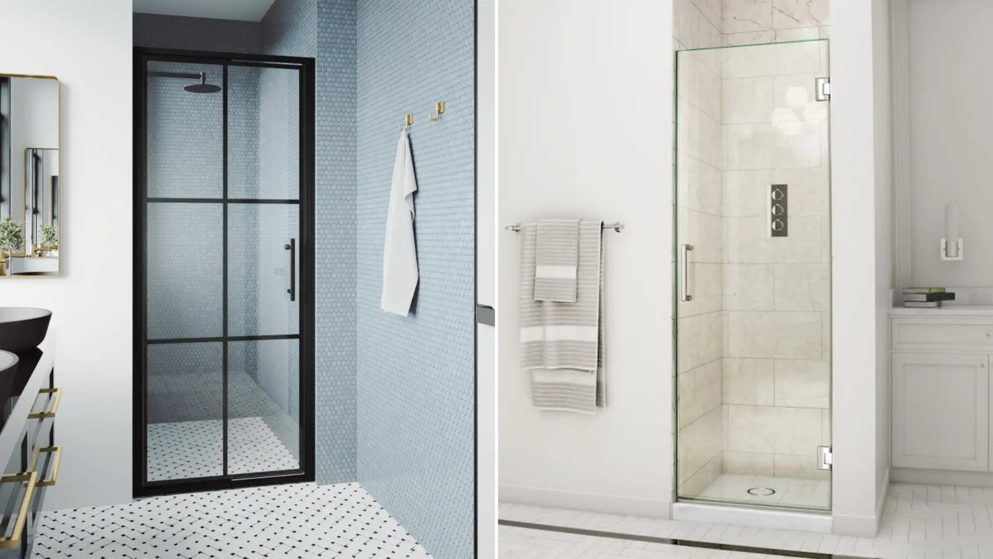 Stop Wasting Space! Pivot vs Hinged Shower Door – Which Is Better