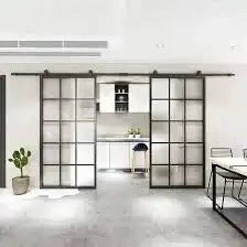 Top 10 Frosted Glass Barn Door Designs for a Modern Interior | ACE ...