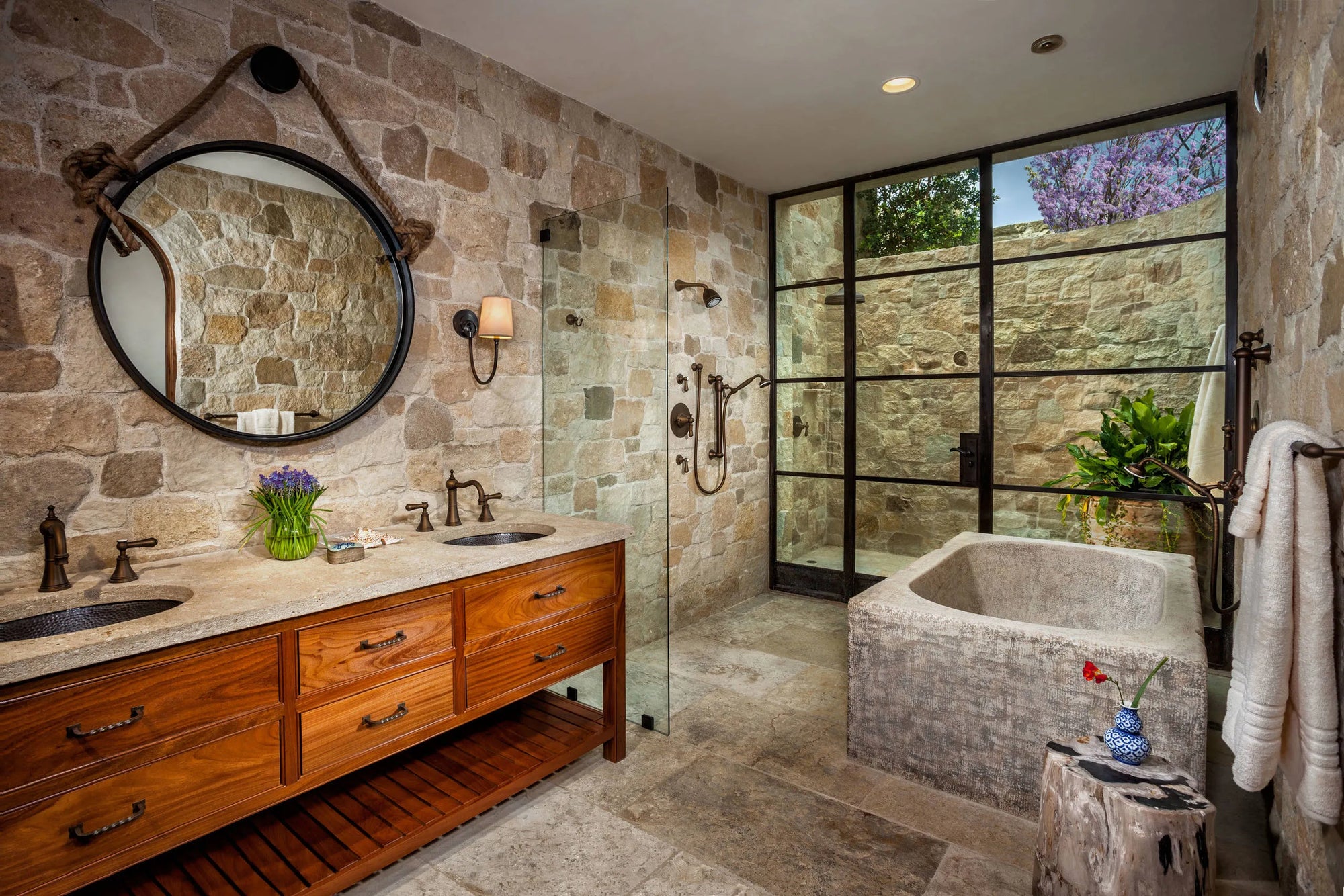 Stone Shower Ideas: Natural Beauty & Low-Maintenance for Your Bathroom – ACE DECOR Bathroom