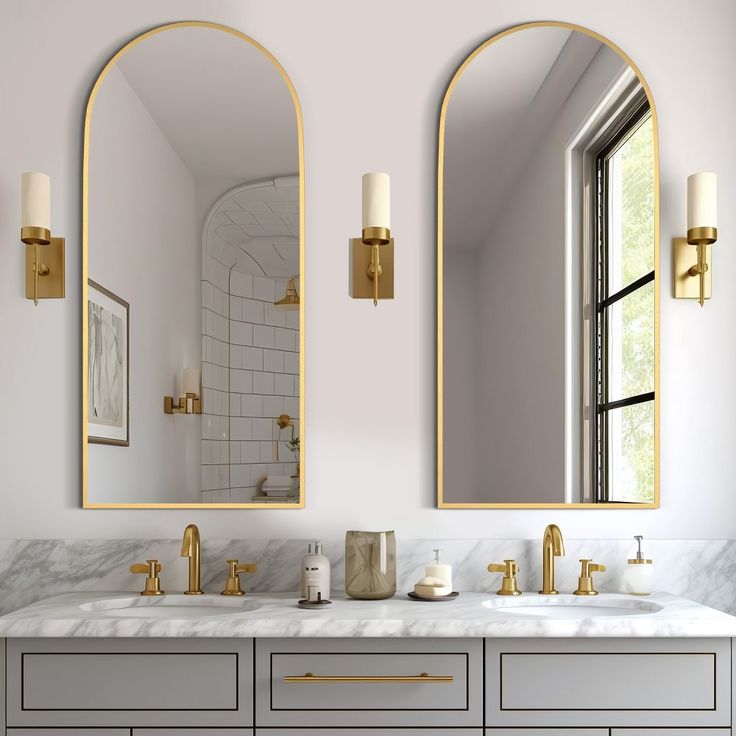 How to Choose the Right Mirror Shape for Your Bathroom Vanity